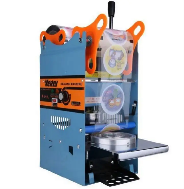 Fully automatic machine for sealing cups Boba