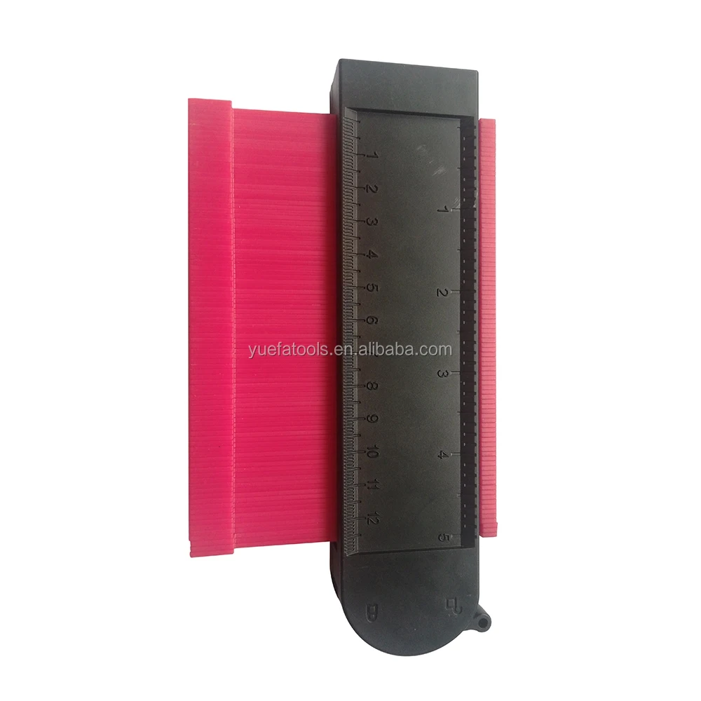Factory Directly Sale  5 inch Contour Gauge with lock ABS plastic Shape duplicator