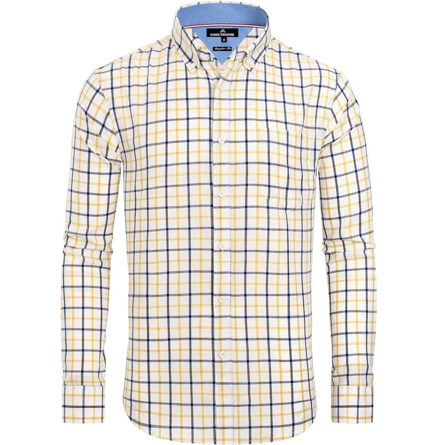 Customizable Oem Classic Official Shirt Fashion Long Sleeve Colorful Slim Fit Groom Wedding Suit Plaid Shirts For Men