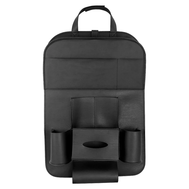 Auto Car Seat Back Storage Bag Organizer Car-styling Back Seat Protector Food Tray Table Tablet Holder Multi-function Bag
