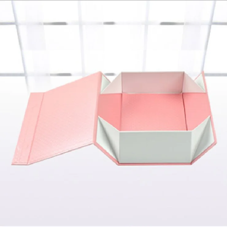 Custom Size Logo Flip Upscale Cosmetic Color Gift Paper Packaging Box with Magnetic Lid