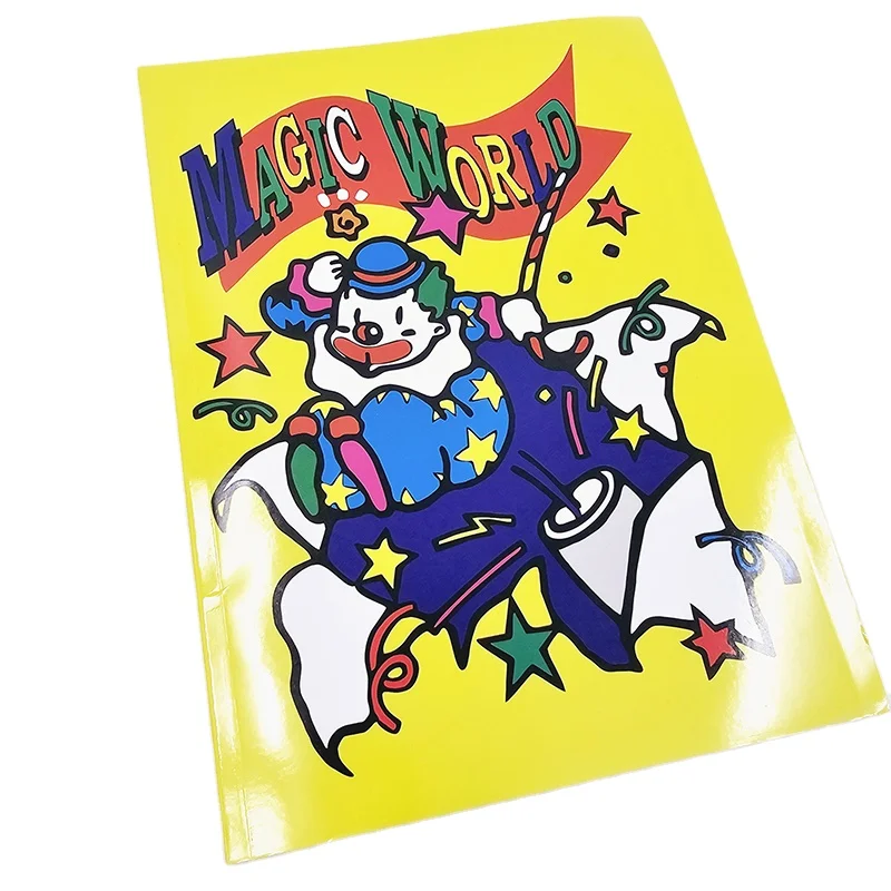 Small Size Red Magic Coloring Book Toys for Kids - a Can Change Colors Party Show Prop