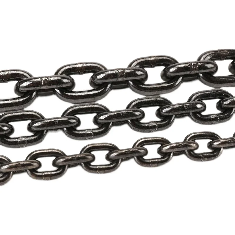G80 BLACK LOAD CHAIN FOR LIFTING China manufacturer High strength G80 alloy heat treated lifting steel chain