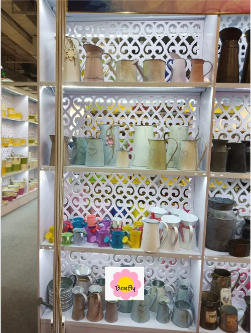 small Play Time or Practical Use galvanized zinc metal  Watering Can for boy girl kid Child for  Home garden yard flower planter