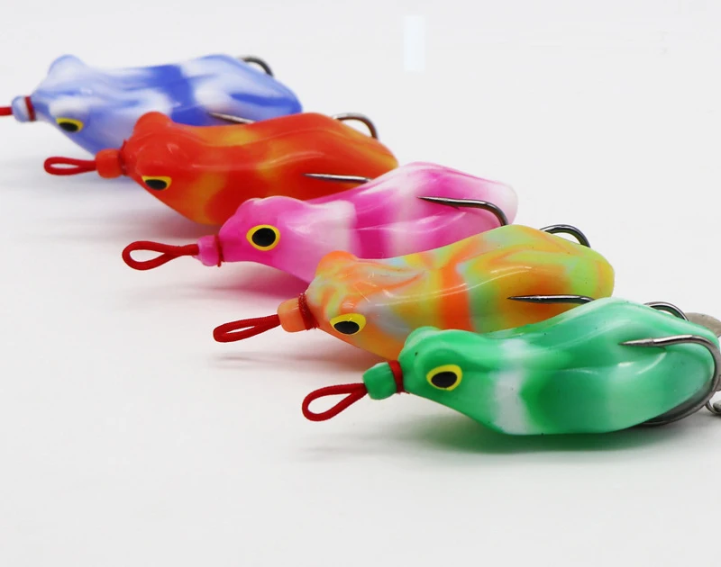 lure fishing bait  Modified soft bait of poisonous thunder frog Toad frog Artificial  / bionic bait