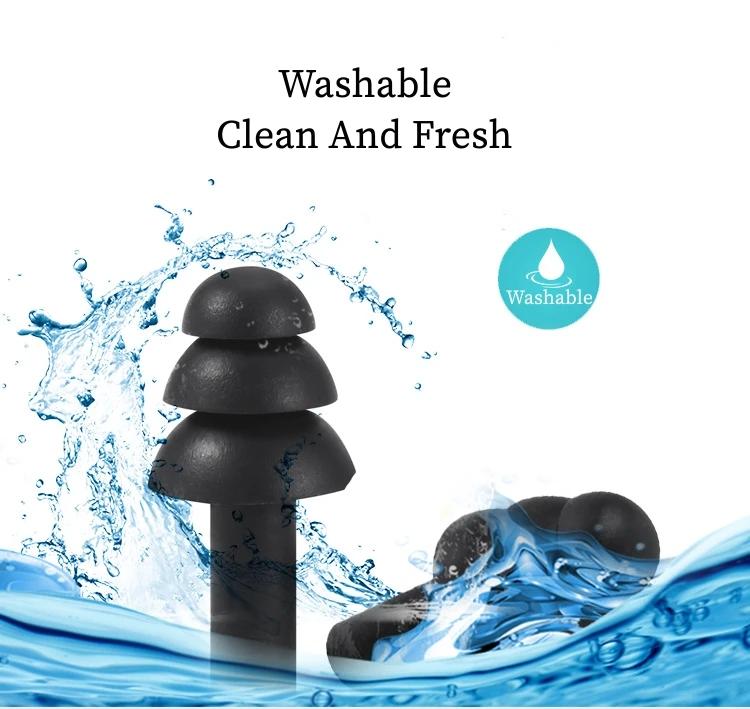 Cheap Random Color Soundproof Ear Plugs Silicone Christmas Trees Earbuds For Hearing Protection Earplug Without Cord