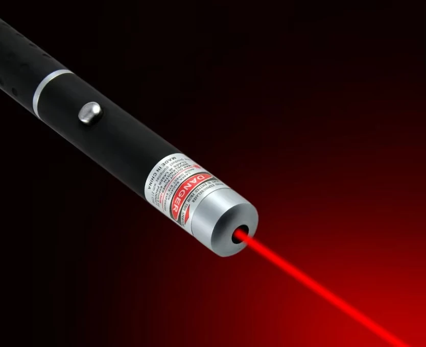 Laser pointer LED flashlight Long distance laser pointer Red purple Green teaching pen