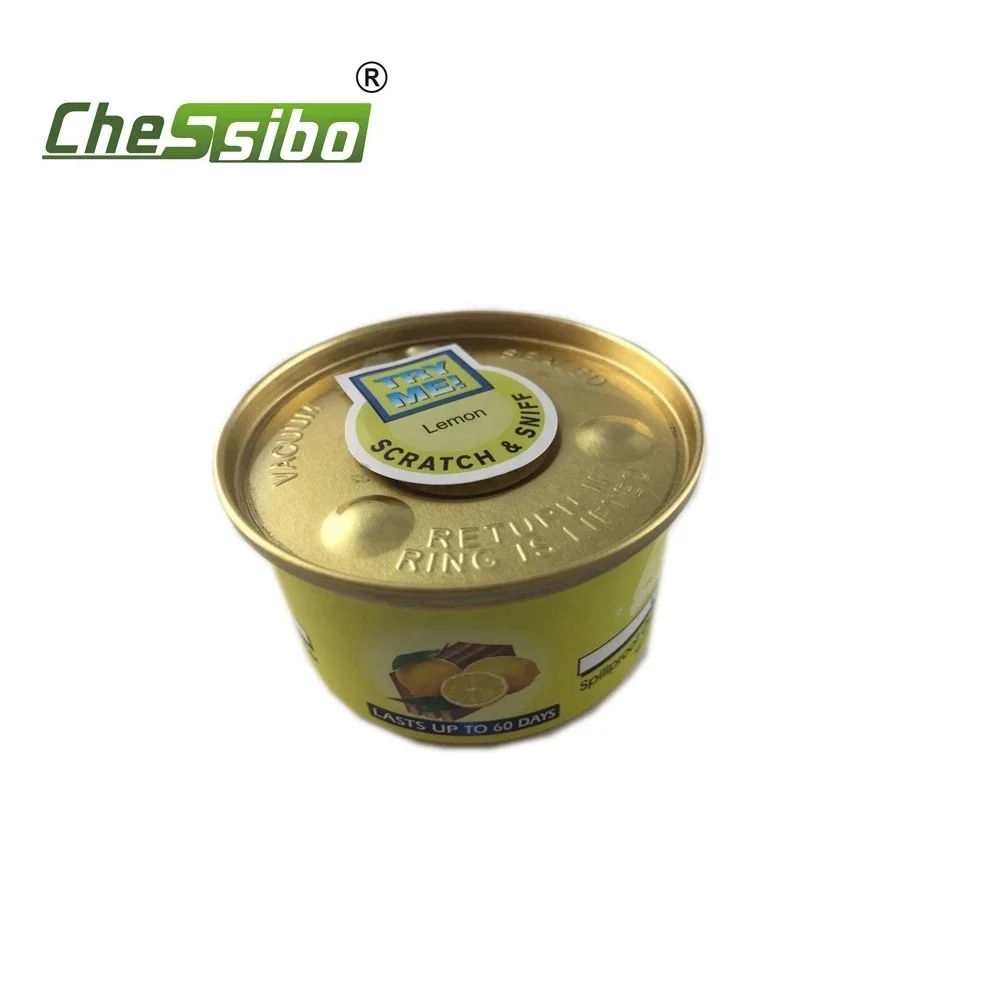 Long Lasting Can Air Freshener Custom Smell Organic Wood Fiber Car Scent Freshener