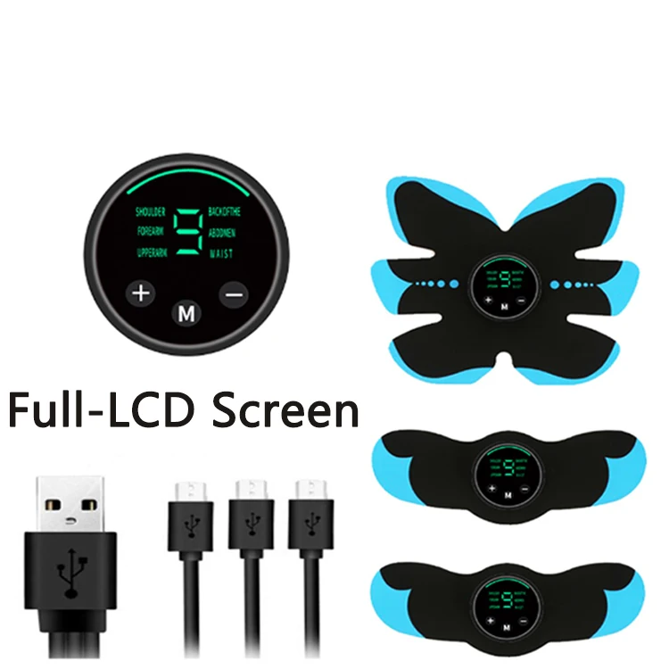 
Fitness Massage Custom LOGO EMS Muscle Trainer Ems Electric Abdominal Muscle Stimulator 