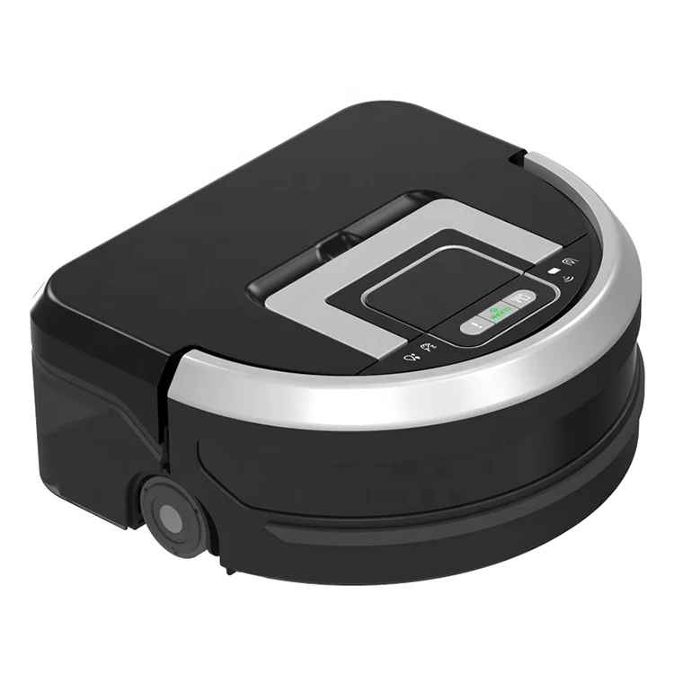 Новый дизайн 2021 года, робот с гироскопом для напольной уборки с интеллектуальным голосовым управлением, атоматической зарядкой и управлением через приложение от ZHIYI