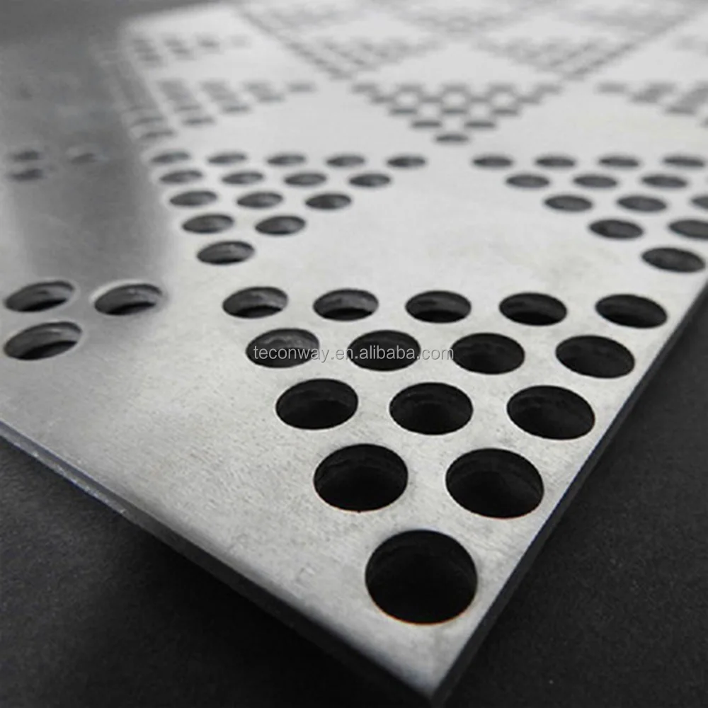 Factory Supply SUS304LCustomized Durable Accurate Perforated Metal Plate for Construction Machinery