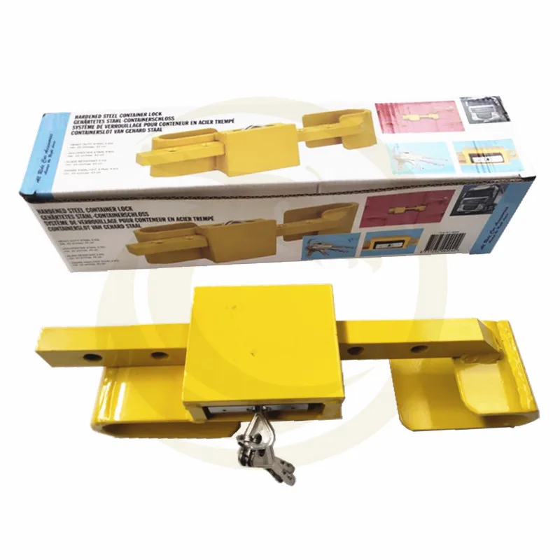 EBHW224 230MM-420MM Yellow Coated Steel Shipping Storage Container Truck Door Lock