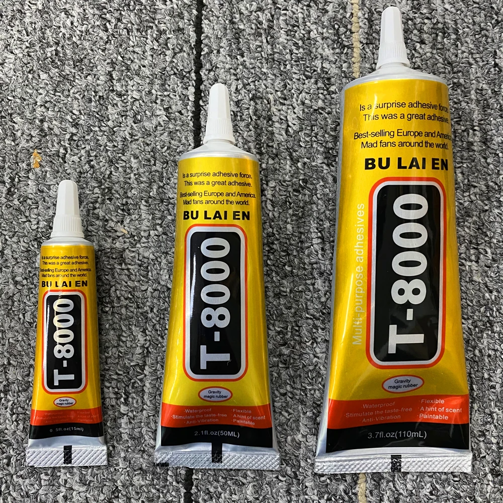 Multifunctional strong glue high quality T8000 110ml for jewelry  DIY acrylic repair mobile phone screen