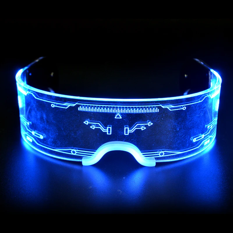 Hot Cheaper New Product Party Decoration Acrylic Led Glasses Flashing Sunglasses Light Up Your Events