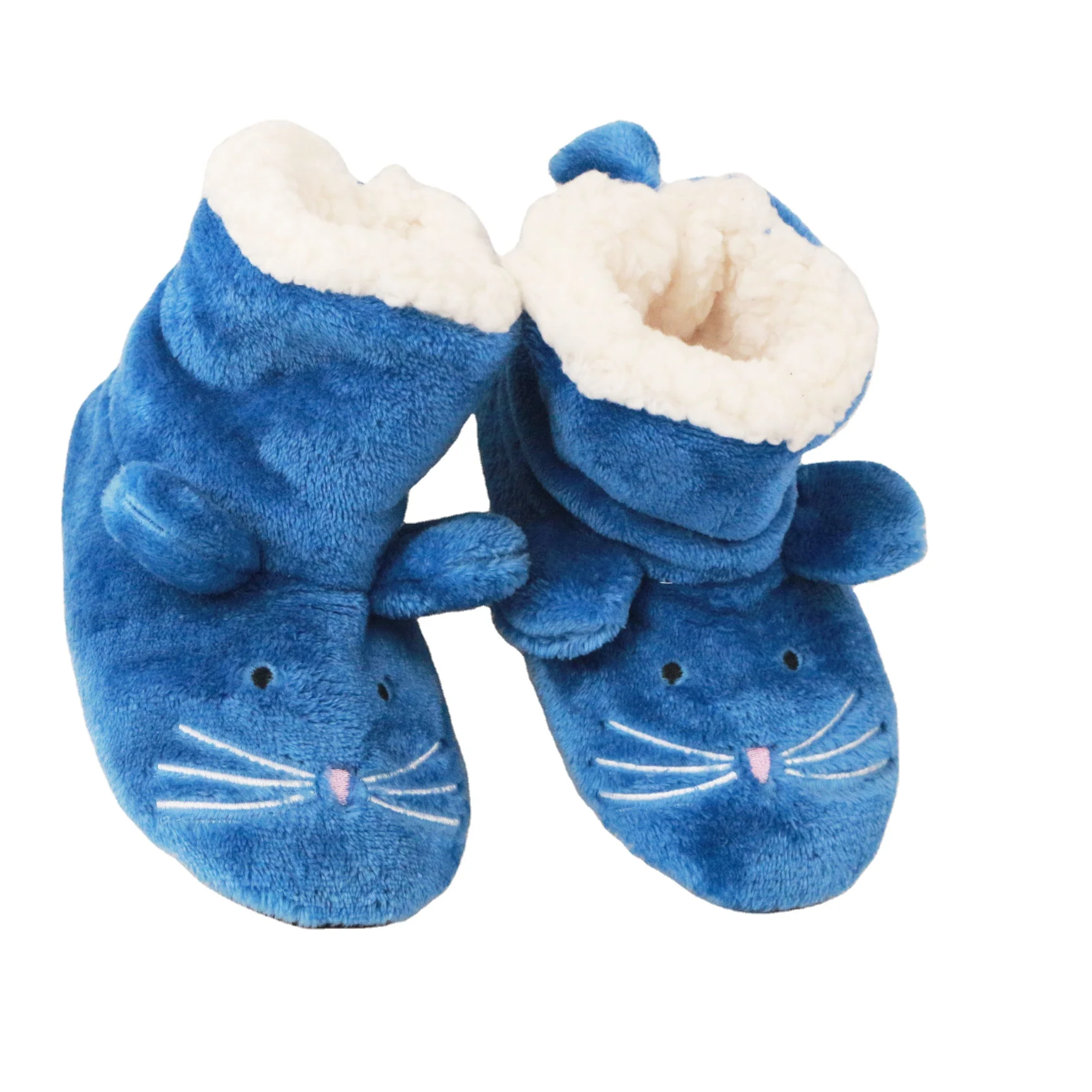 Фабричная дешевая зимняя детская обувь для дома, модные теплые ботинки, теплые домашние тапочки на мягкой подошве, детские носки для пола для мальчиков и девочек