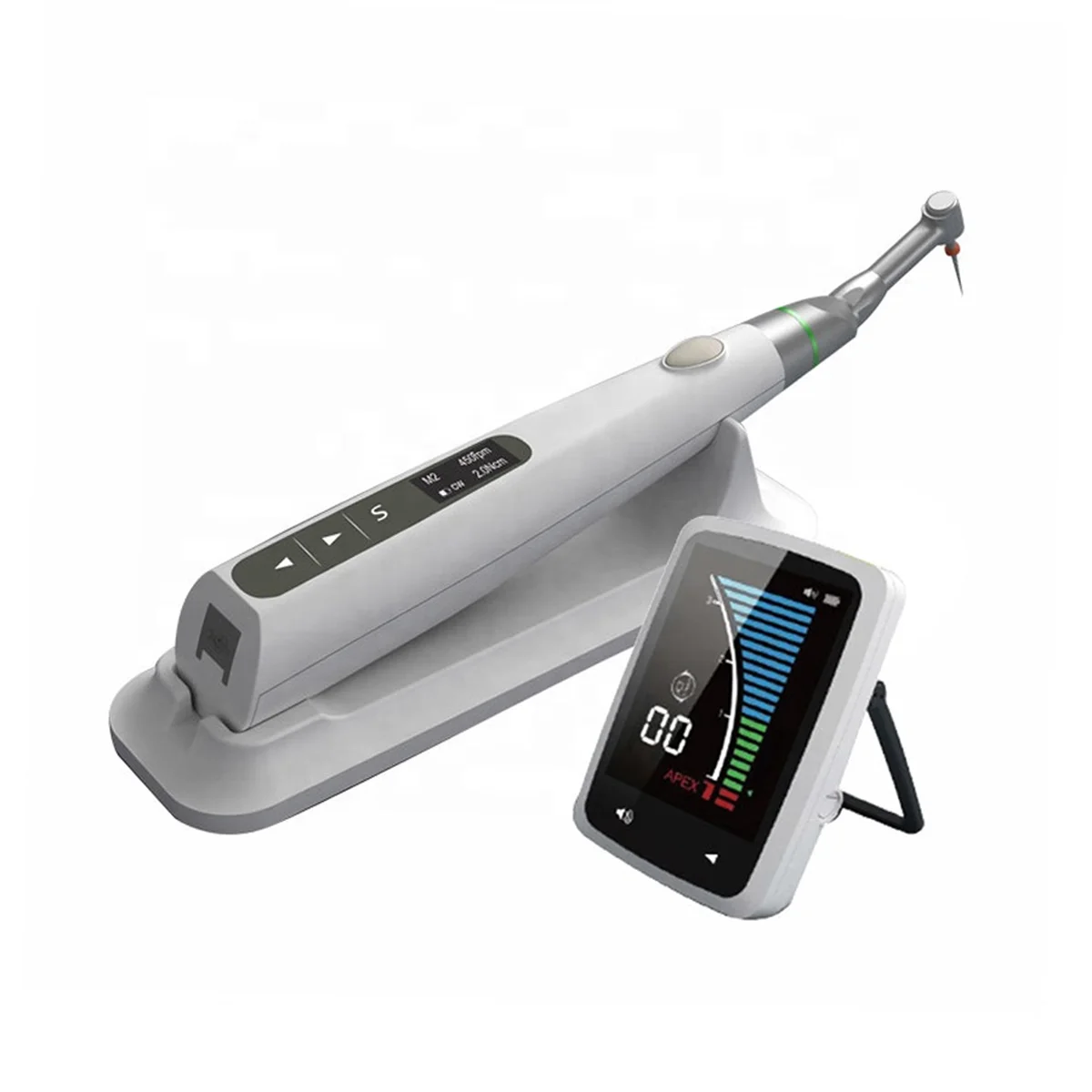 Dental endo motor with apex locator / Wireless Endodontic Treatment LED Endo Motor with mini contra angle / MINI apex locator