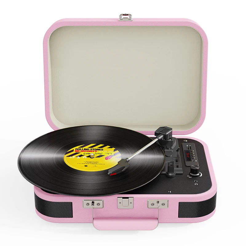 Оптовая продажа от производителя портативный вращающийся проигрыватель граммофона Ретро винтажный деревянный виниловый