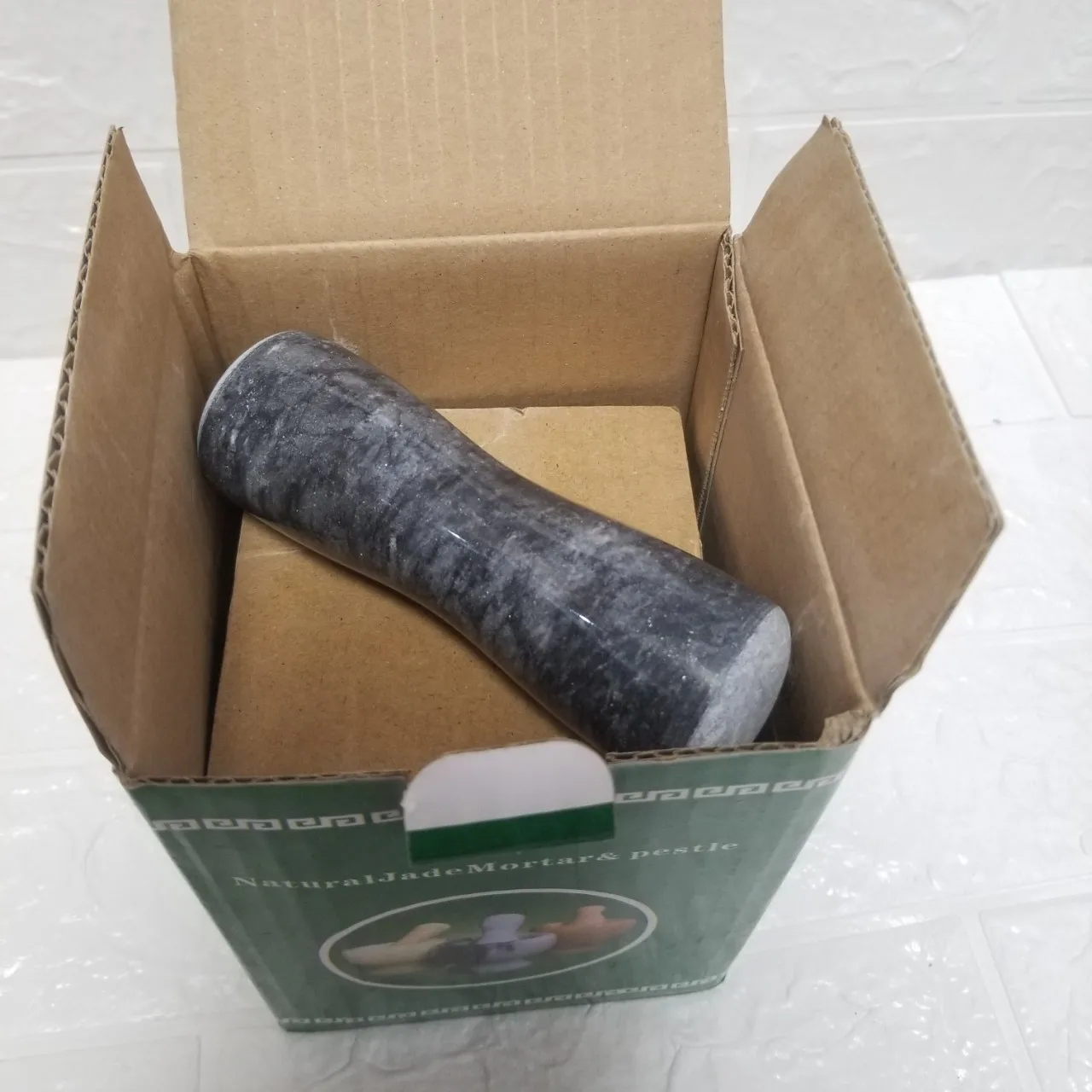 Garlic mortar stone mortar natural marble garlic mortar