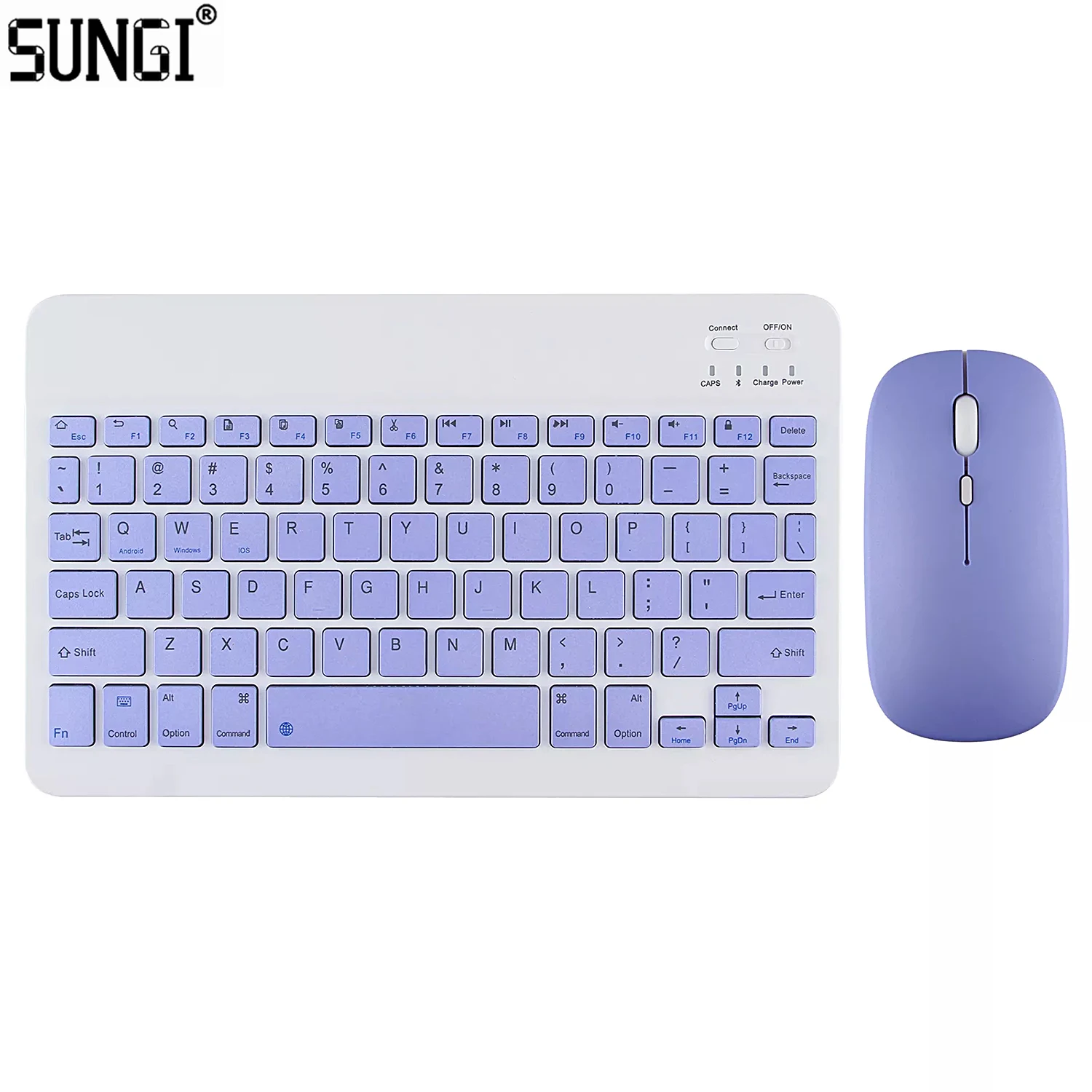 New 10 inch Tablet Bluetooths Keyboard and Mouse Rechargeable Wireless Keyboard Mouse Combo For iPad Huawei  Laptop