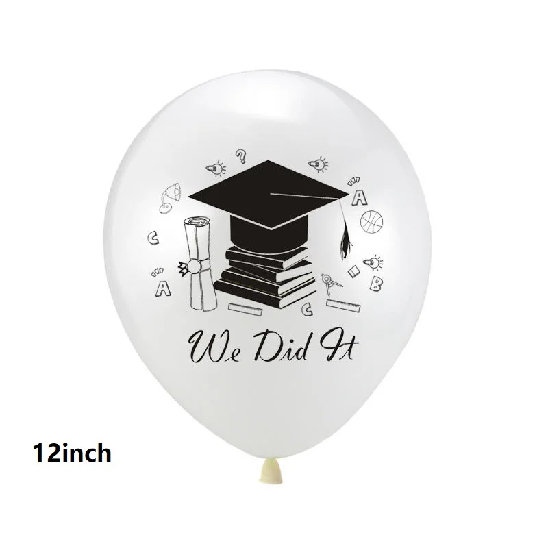 Printed Latex Balloons Party Decorations Balloon for Congratulate Graduation 2022 Hot Sale 12 Inch Easter Round 1bag