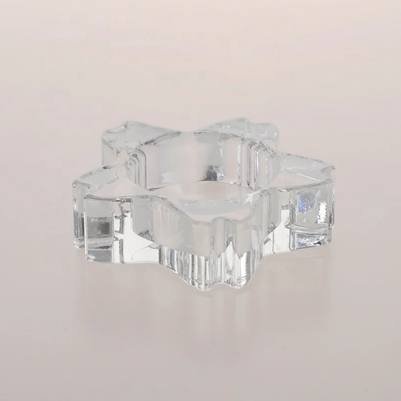 Retail Mini Flower Mini Ashtray/Cute Flower Style Cigar Glass Ashtray/Transparent Creative Mini Glass Ashtray for Cigarette