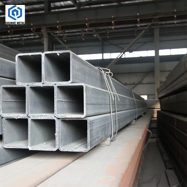 ss400 ms welding 100x100 25/1.5 hollow black iron square 12mm steel pipe
