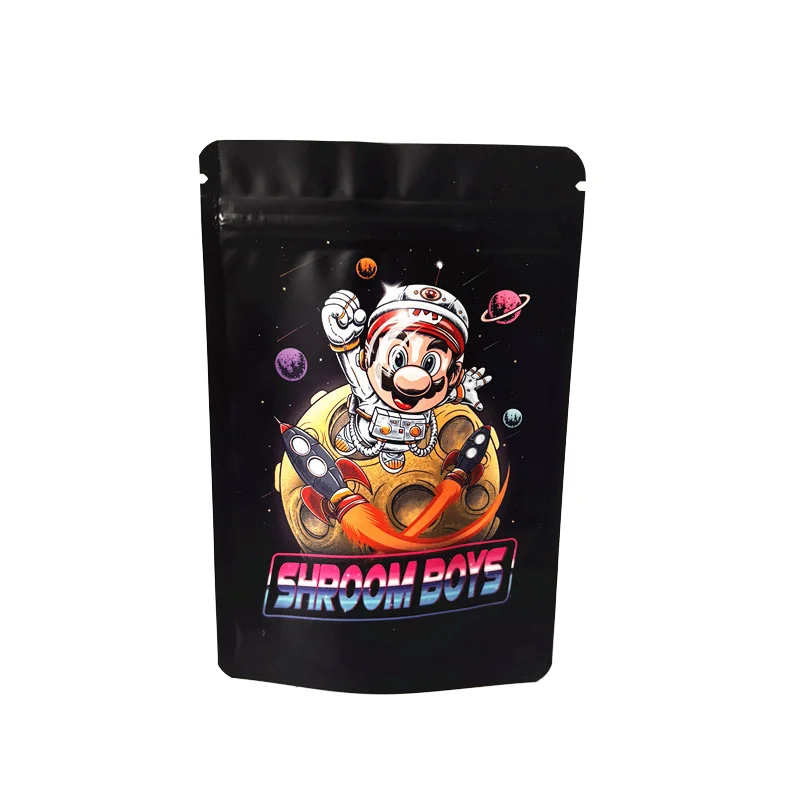 Custom 3.5g 7g 14g 28g 1 Pound Printed Plastic Stand Up Doypack Pouch Smell Proof 3.5 Grams Mylar Bags With My Logo