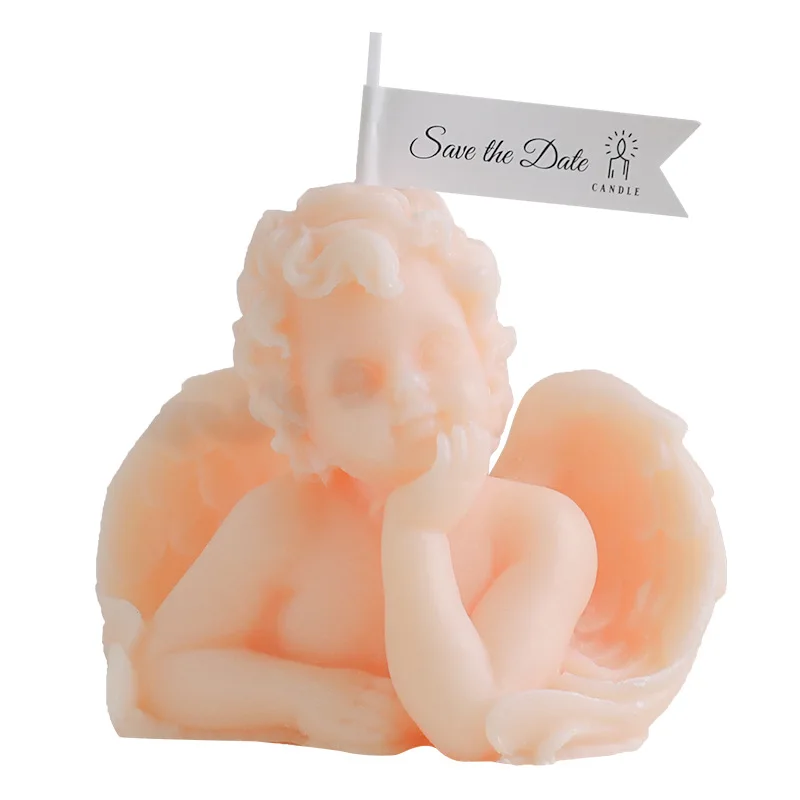 Angel Scented Candle Gift Set Romantic Ins Birthday Hand Decorative DIY Wholesale Made of Wax Soy Wax and Paraffin