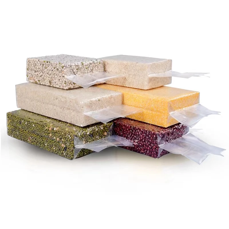 YF Custom Printing Plastic Vacuum Basmati Rice/Beans Packing Bag