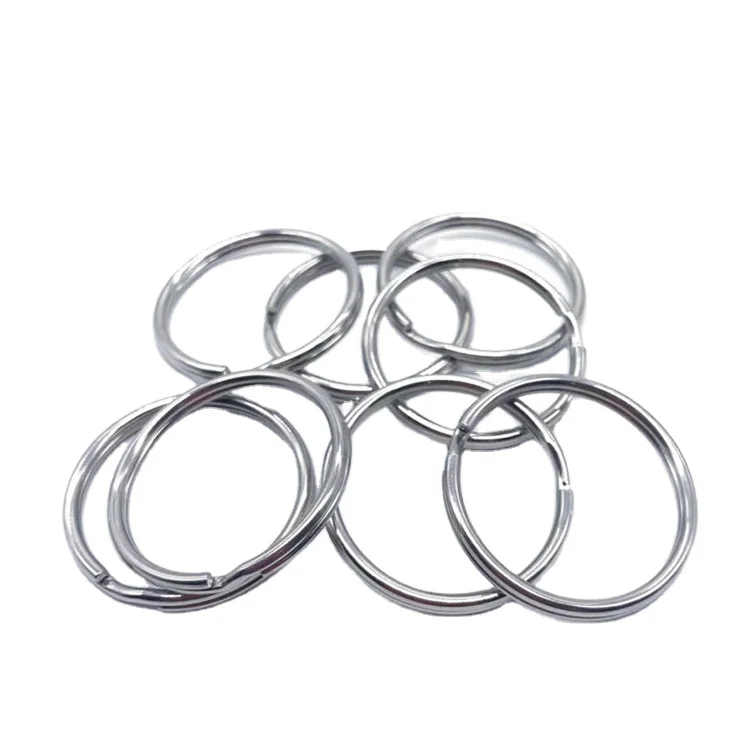 31mm 35mm silver key ring round o keyring stainless steel metal ring for key chain