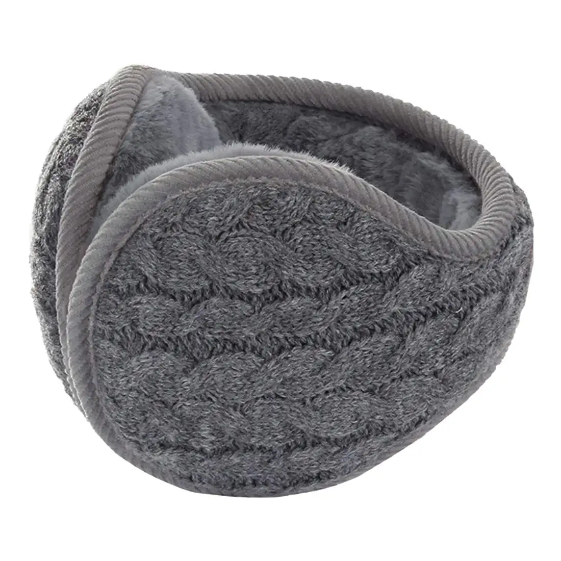 Unisex Men Women Winter Knitting Ear Warmer Jacquard Weave Winter Earmuff Solid Soft Plush Ear Muffs orejeras y mscaras oculares