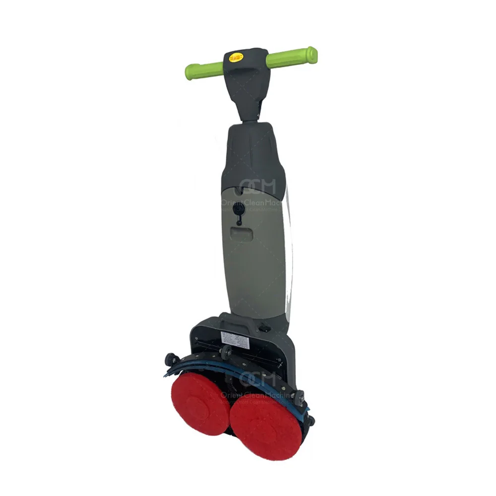 OCM-GB380A electric floor cleaning machine concrete floor warehouse scrubber walk behind floor scrubber dryer