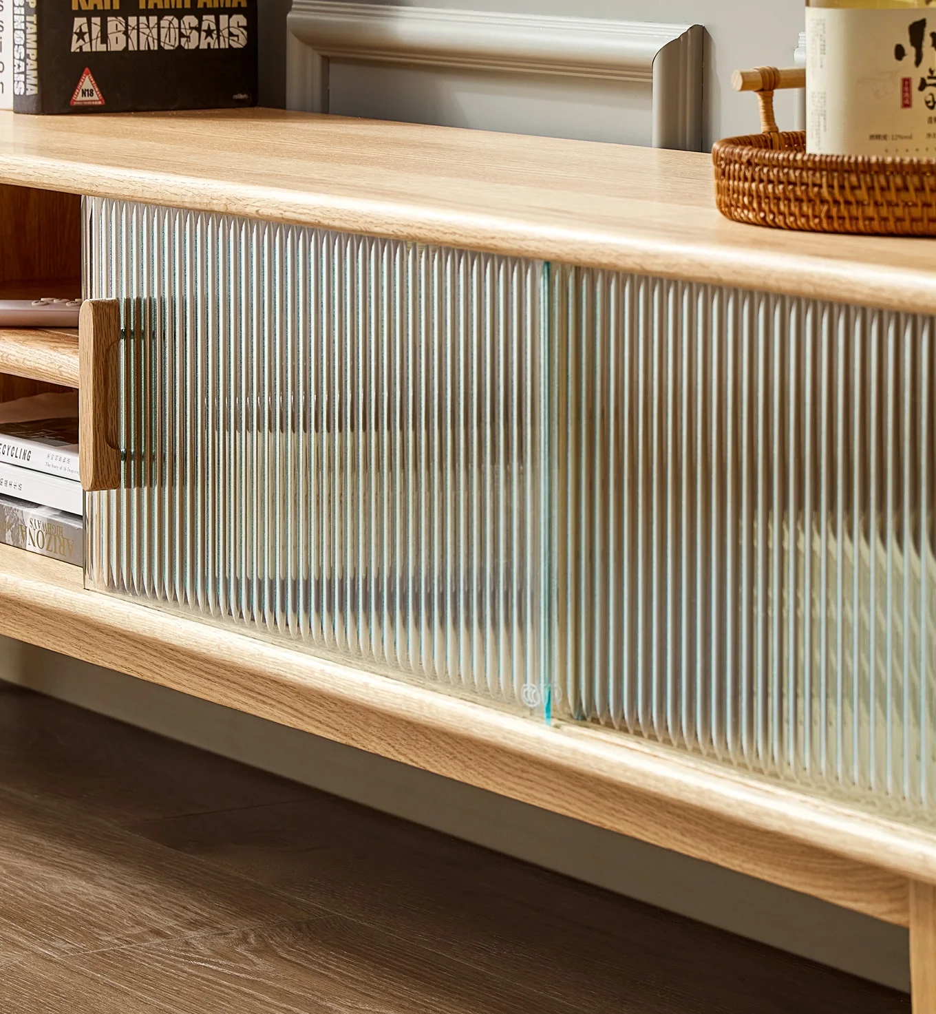 F8083 universal desktop tv stand welcome solid oak wood tv floor stand