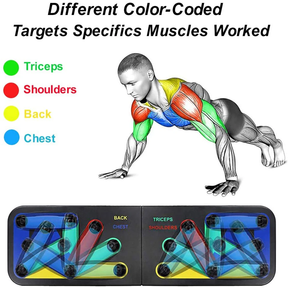  Upper Body 12 In 1 Push Up Board Gym Home Comprehensive