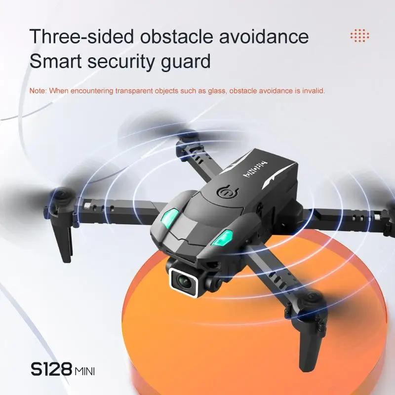 S128 Mini Drone 4K Dual Camera 10 Min Flight Time Beginner Headless Mode WIFI Transmission Track Flight RC Drone