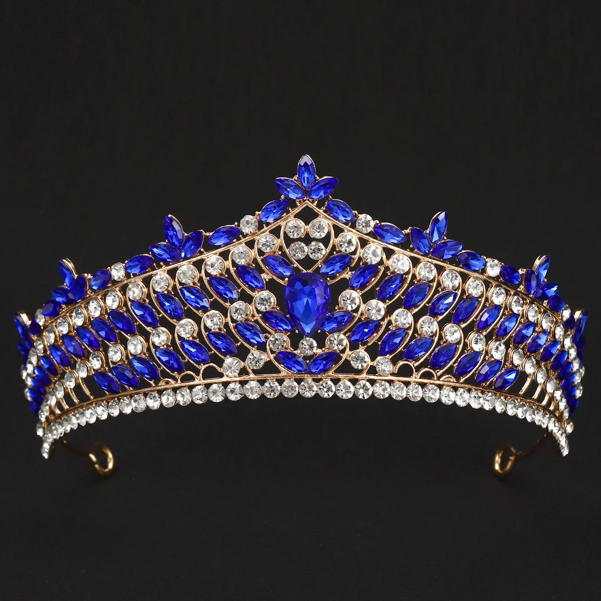 ROMANTIC Wholesale Girl Party Hair Accessories Bride Crystal Wedding CrownBride Crystal Wedding Crown Bridal Tiara