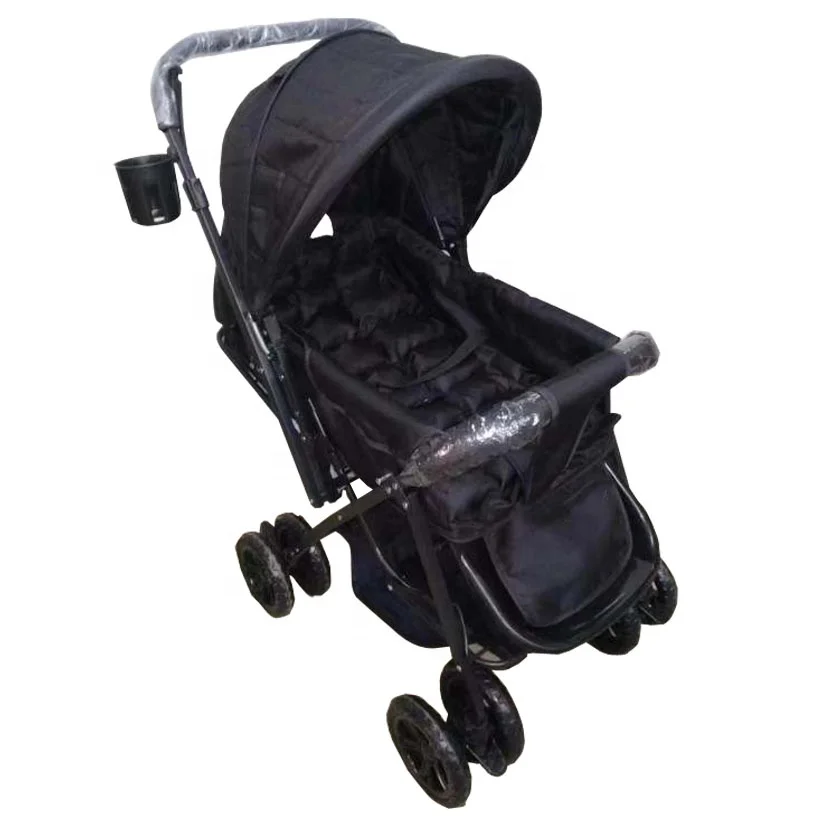 new style stainless steel frame easy to fold light weight baby umbrella stroller with adjustable sunshade canopy wholesale 2023