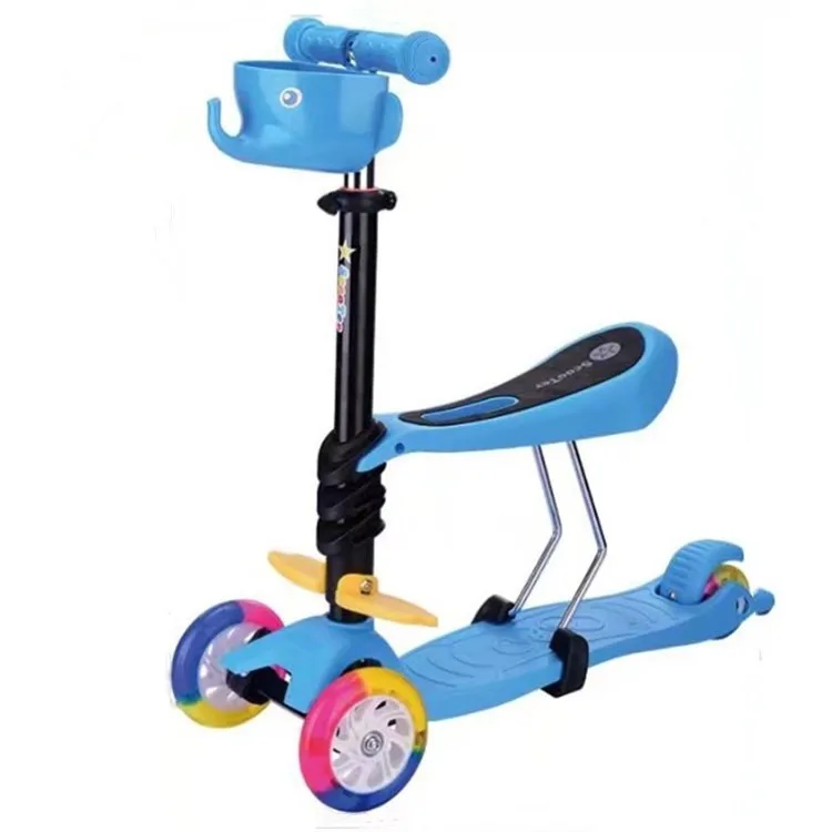2020 new model baby toys cute beetle or elephant kick scooter / adjust height 80kg Max Load