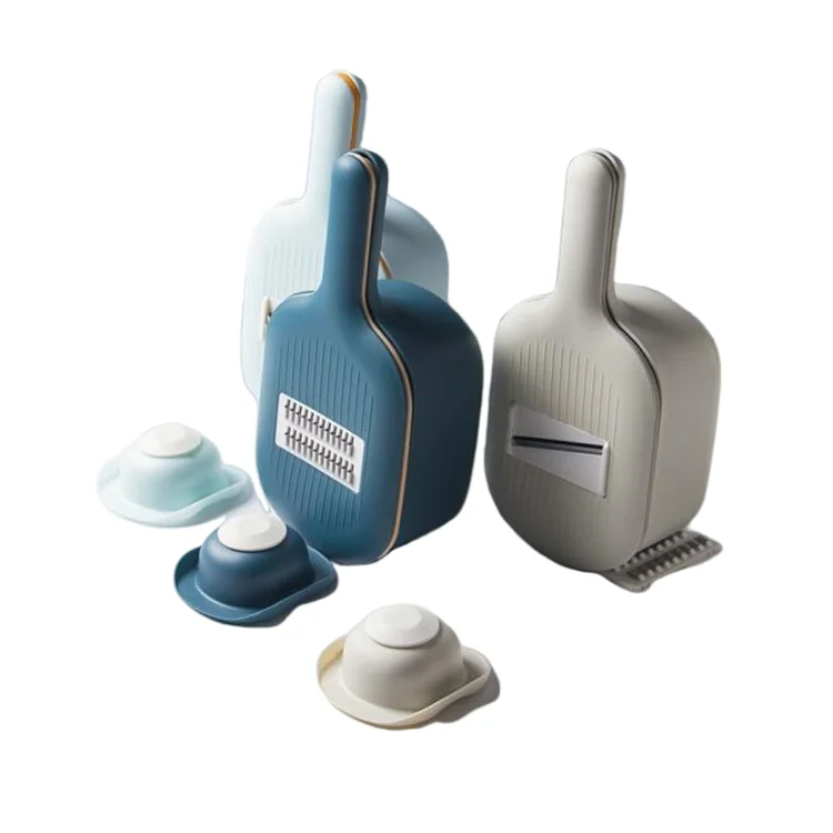 Multifunction Vegetable Slicer Machine Vegetable Fruit Chopper Cheese Grater Kitchen Cutter with 4 Different Blade