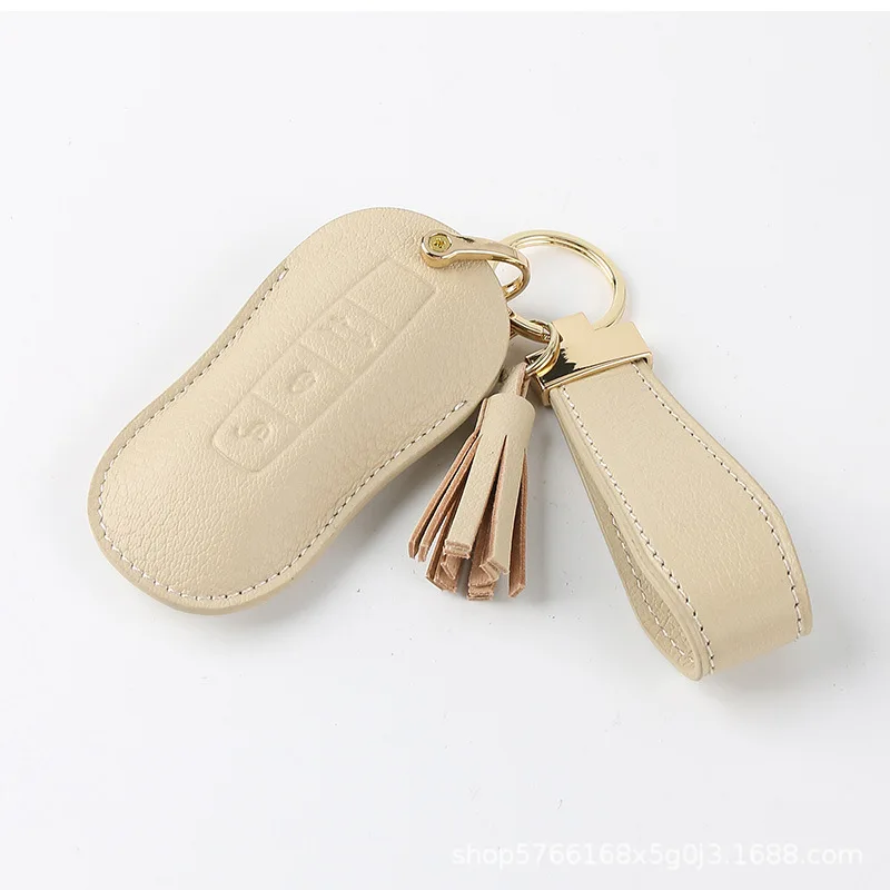 Hot Selling New Leather Car Key Cover For Porsche Panamera Cayenne 958 Macan 718 911 Boxster Cayman Car-styling Car Key Case