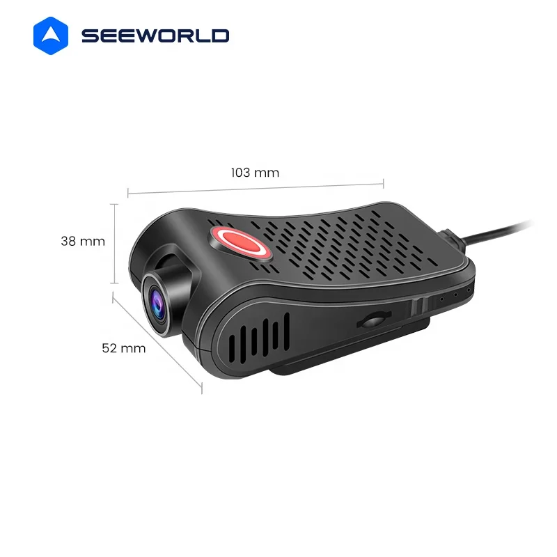 4G Dash Cam Commercial Use with GPS Tracking Monitoring System Fleet Management Dashcam Support Front View Locator