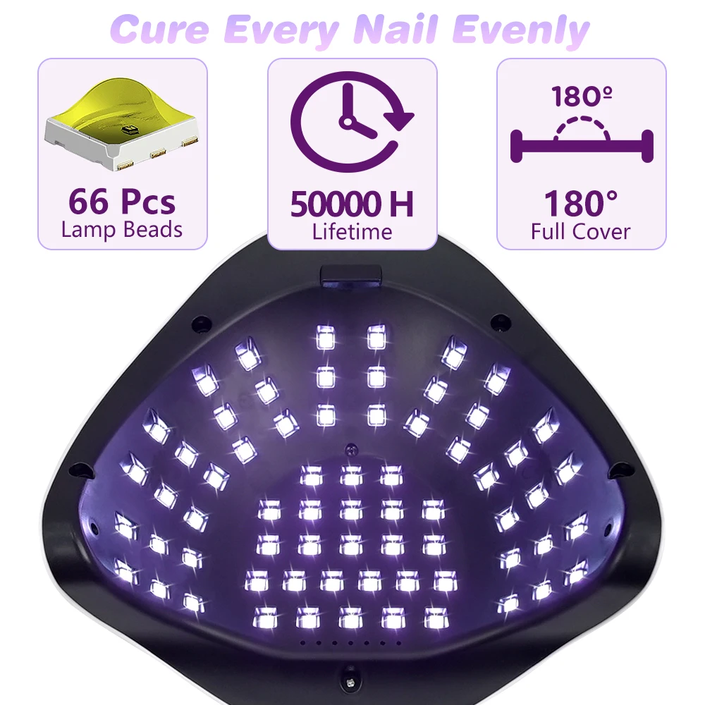 OEM Sun X11 Max 280W Nail Salon Curing Art Manicure Machine Nail Dryer Led Nail Lamp Uv Lamp 66Leds Curing Gel Polish Dryer