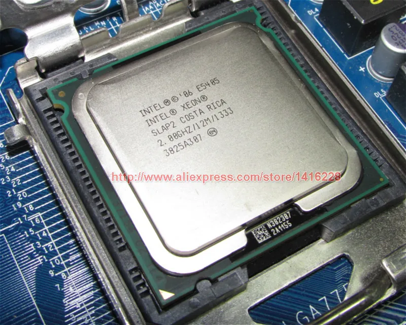 Процессор intel xeon E5405 2,0 ГГц 12 м 1333 МГц четырехъядерный процессор работает на материнской плате LGA775