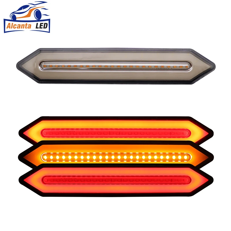 AlcantaLED Dynamic LED Turn Signal Car Truck Sequential Tail Light Rear Brake Light Reverse Signal Lamp Tractor Trailer Lights
