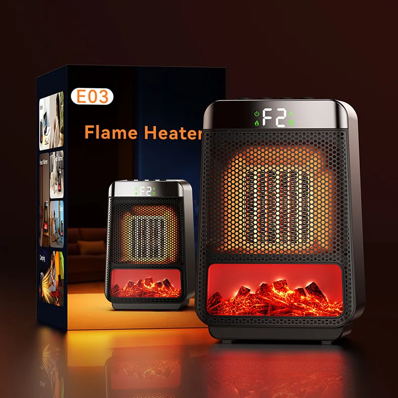 Flame Heater PTC desttop heater for household using fashion in 204