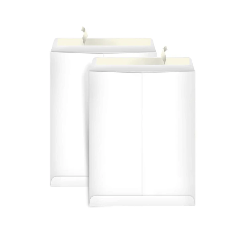 
Catalog Mailing Envelopes With Peel & Seal 10x13 Inch Large Size White Envelopes 100 Pack/Box 
