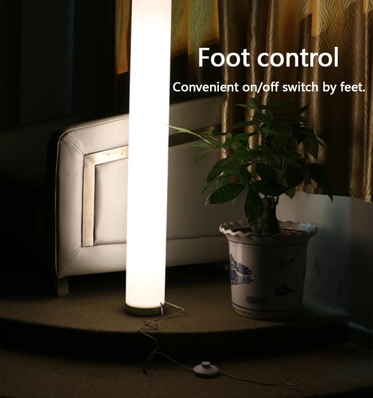 GS approval indoor lighting modern star patten cylinder shape SMD2835 LED floor lamp for living room