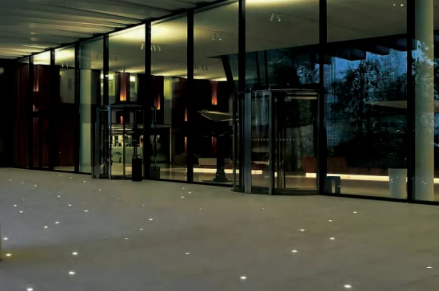 mini outdoor garden landscape path way inground underground light