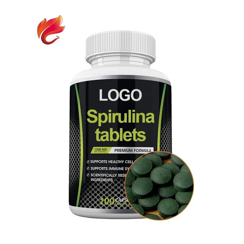 
500mg Natural Spirulina Maxima Extract Powder Tablet Pellet Pill 