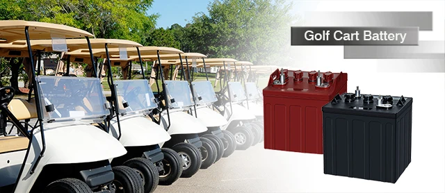 High quality 6v 180ah flooded deep cycle electric golf cart battery for electric vehicle